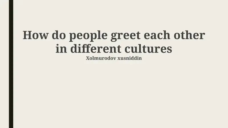A World of Hello: Unveiling Global Greetings