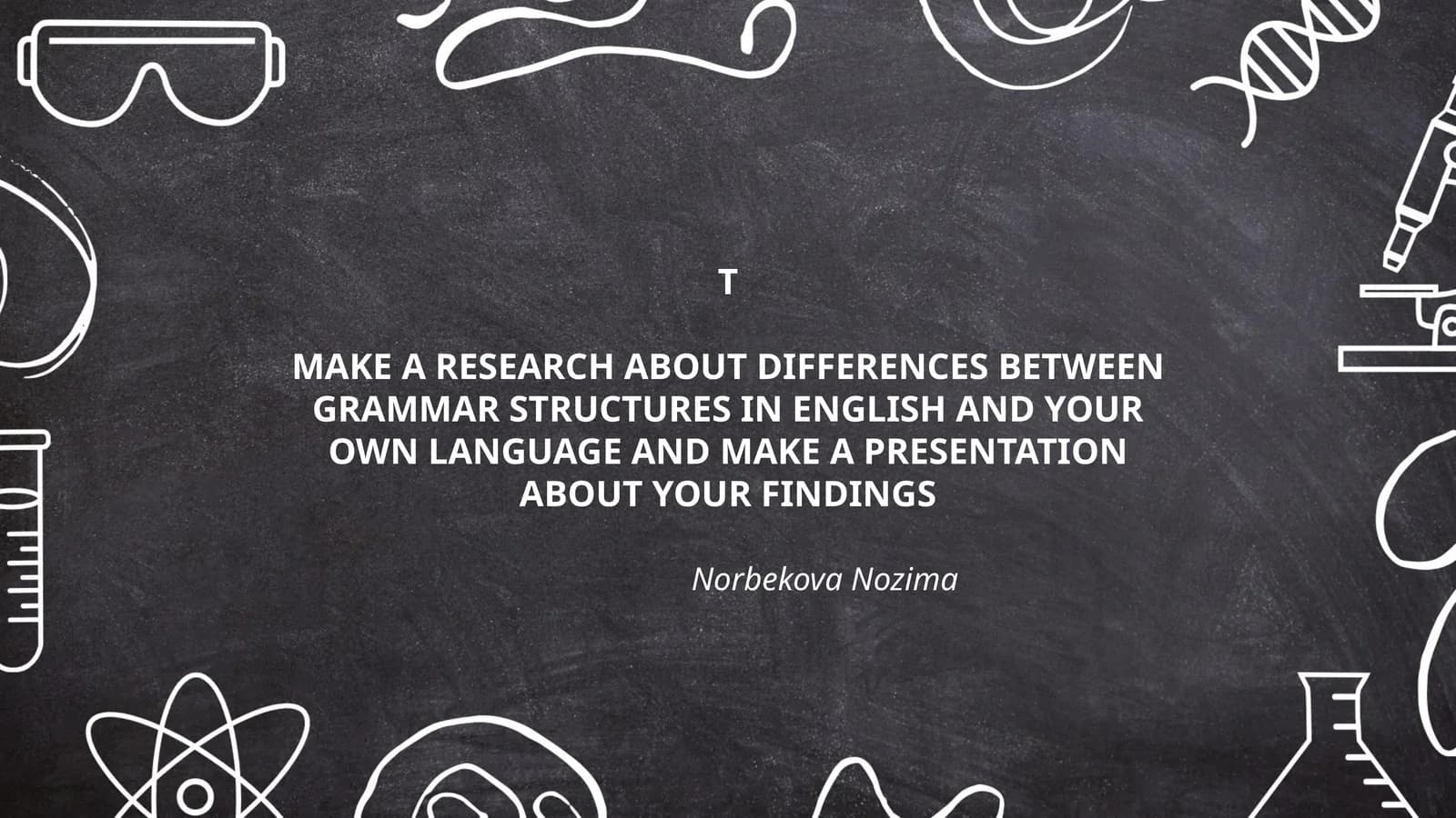 Differences Between Grammar Structures in English and Your Own Language