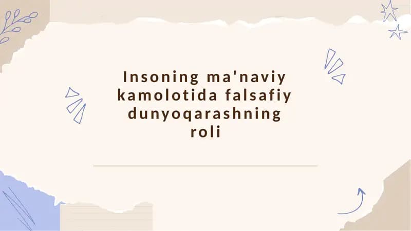 Falsafiy dunyoqarash
