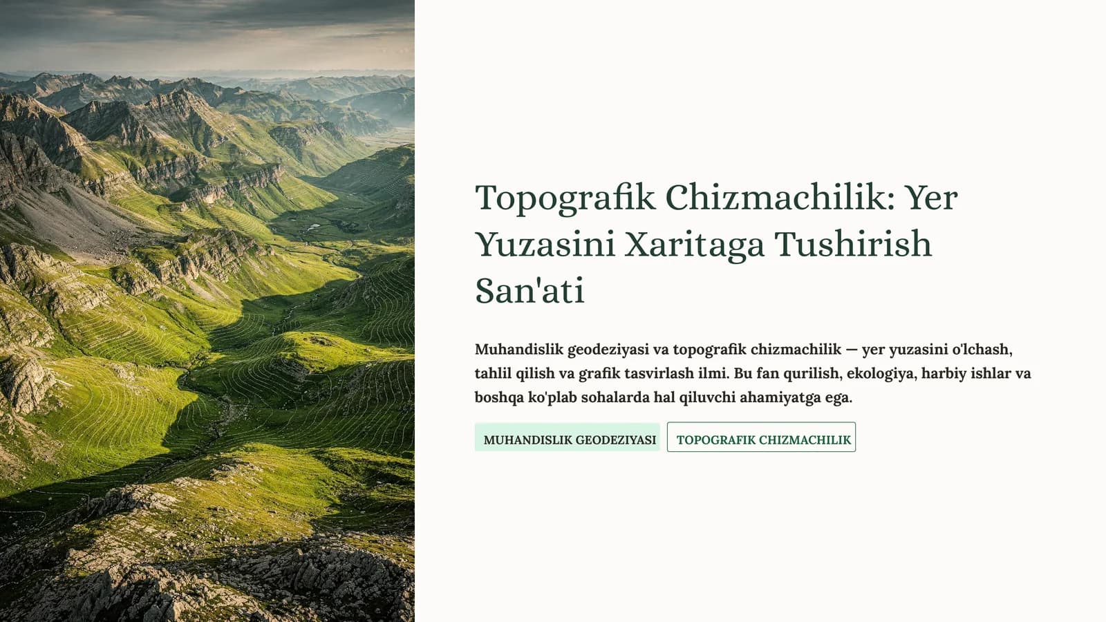 Topografik Chizmachilik