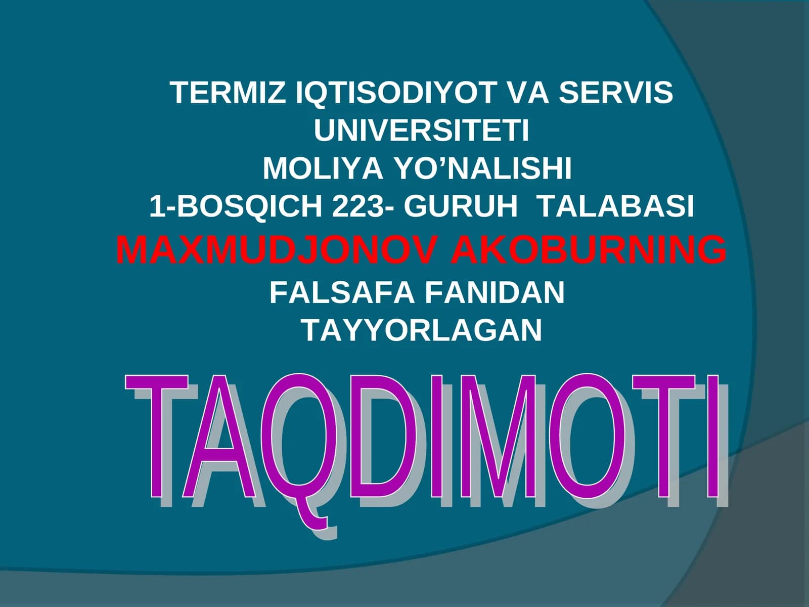 Etikaning mohiyati va ahamiyati