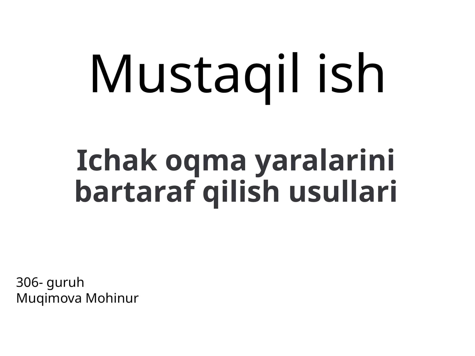 Ichakoqmayaralarinibartarafqilishusullari