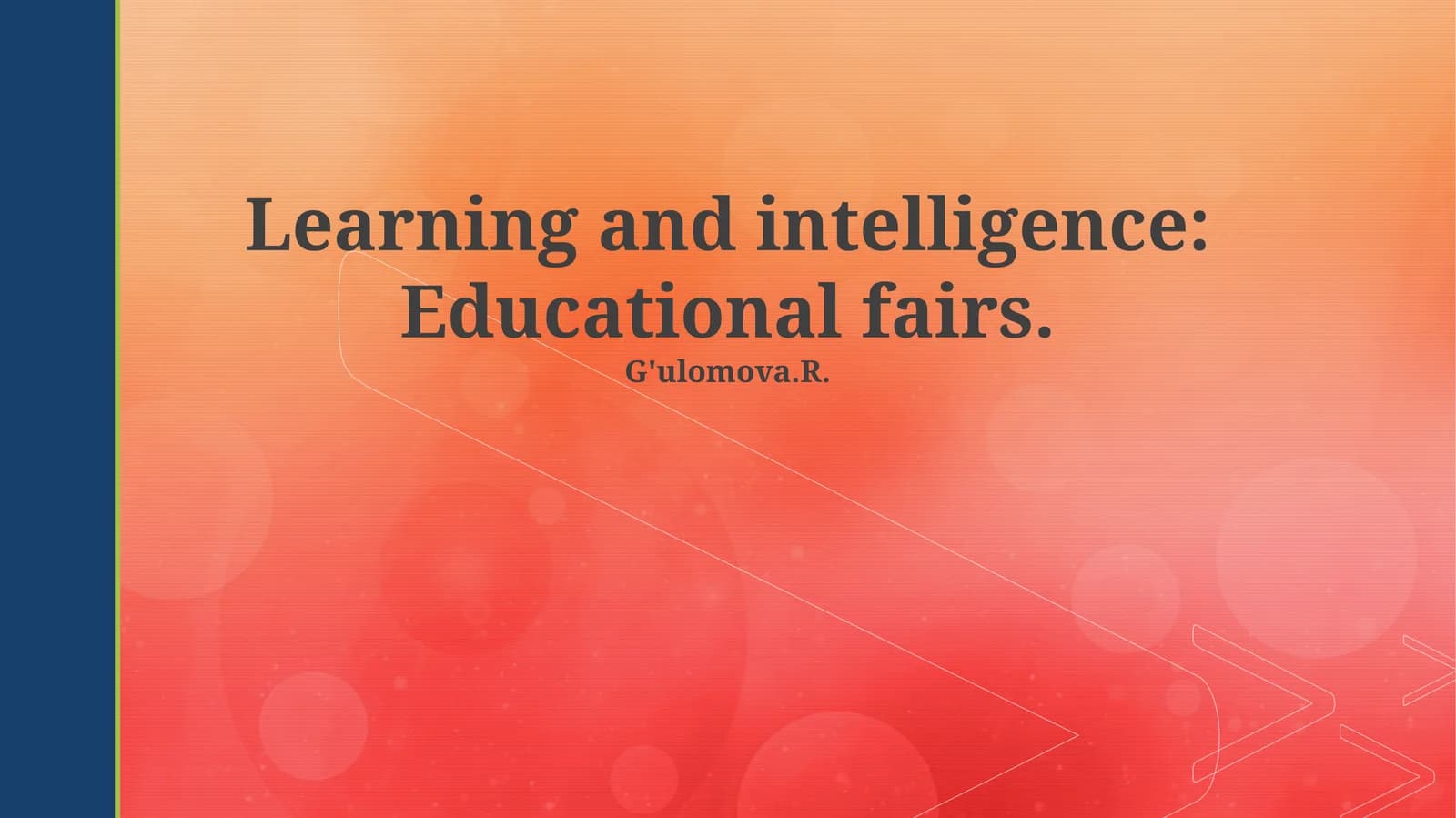 Unlocking Potential: Educational Fairs as Catalysts for Learning and Intelligence