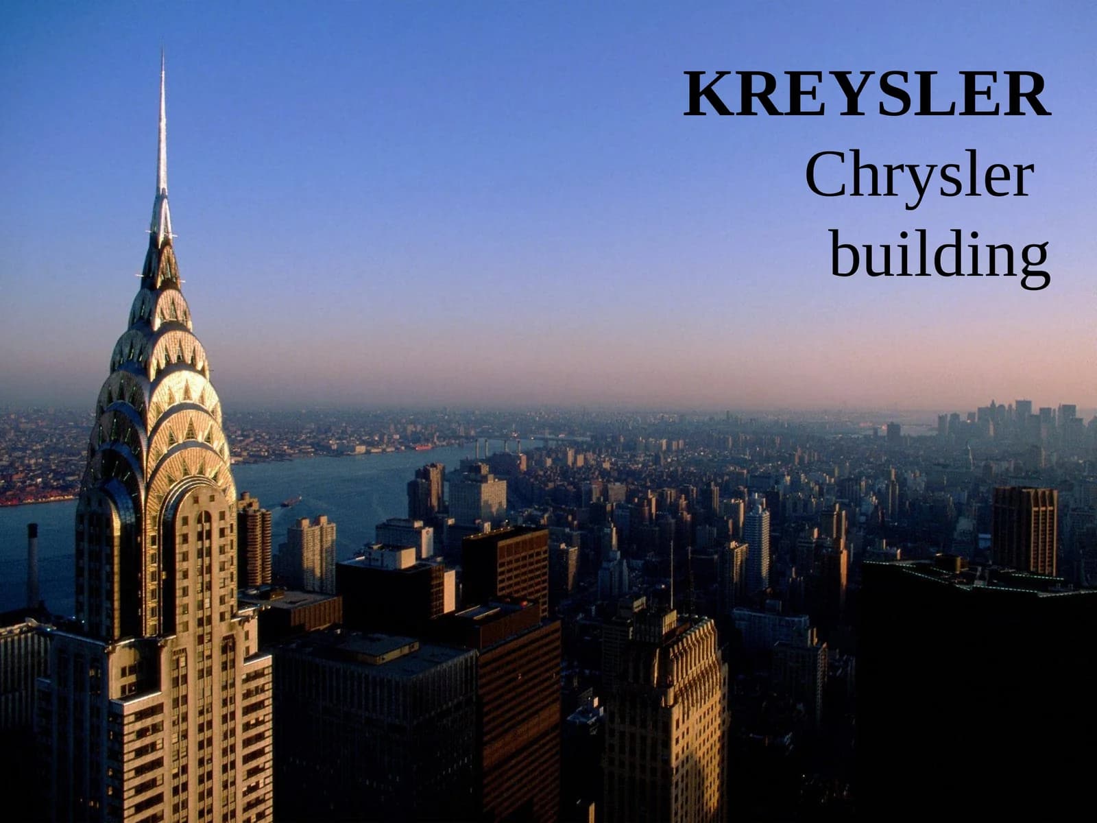 KREYSLERChryslerbuilding
