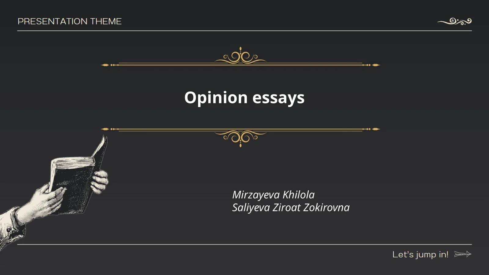 Opinion Essays