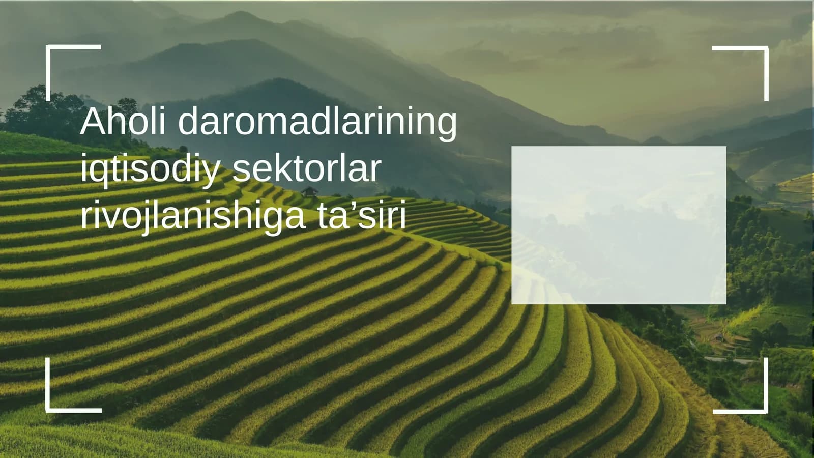 Aholi daromadlarining iqtisodiy sektorlar rivojlanishiga ta’siri