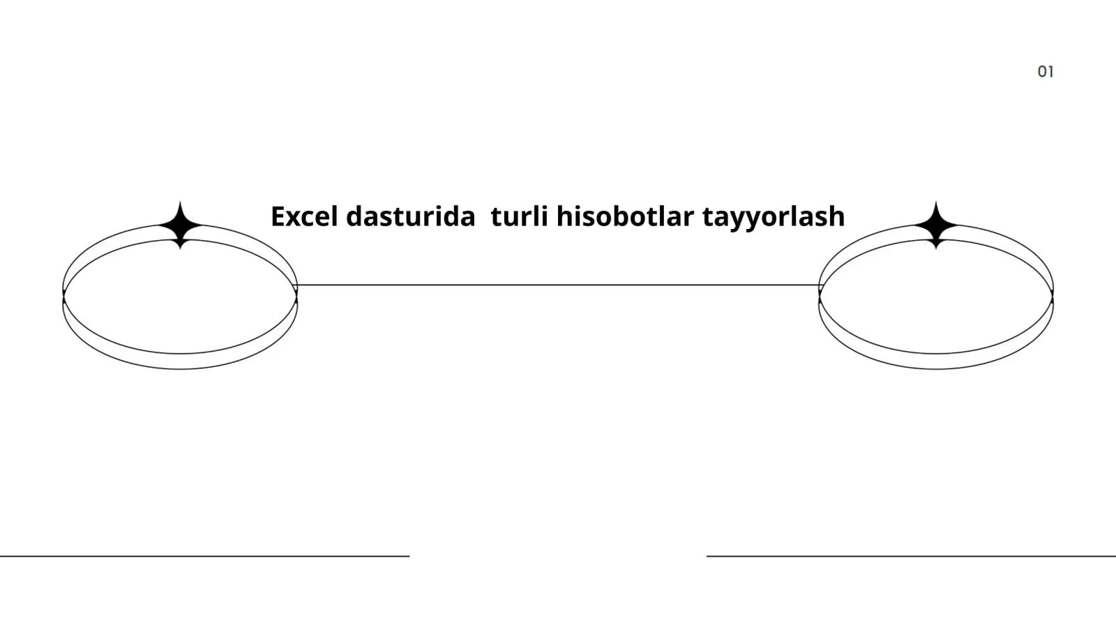 Excel dasturida turli hisobotlar tayyorlash