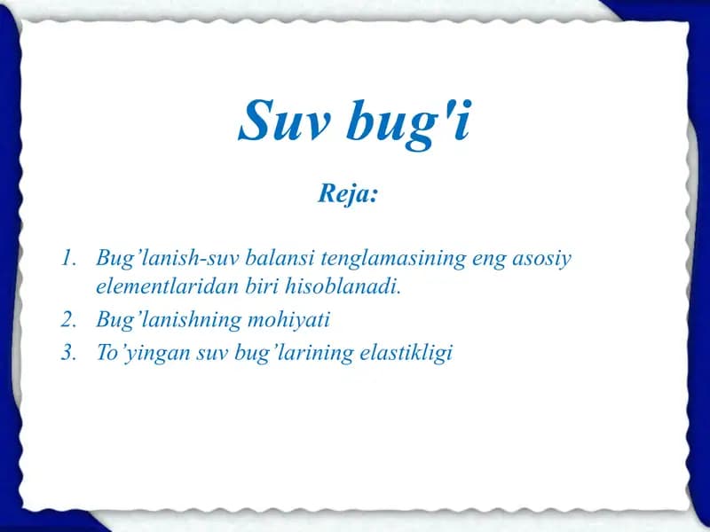 Suv bugʻi