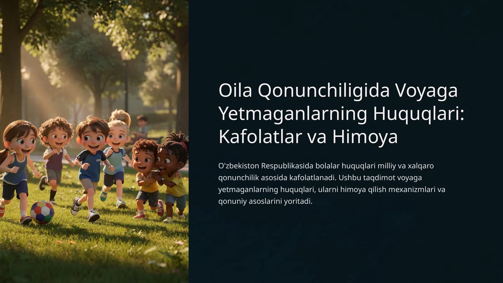 Oila Qonunchiligida Voyaga Yetmaganlarning Huquqlari: Kafolatlar va Himoya
