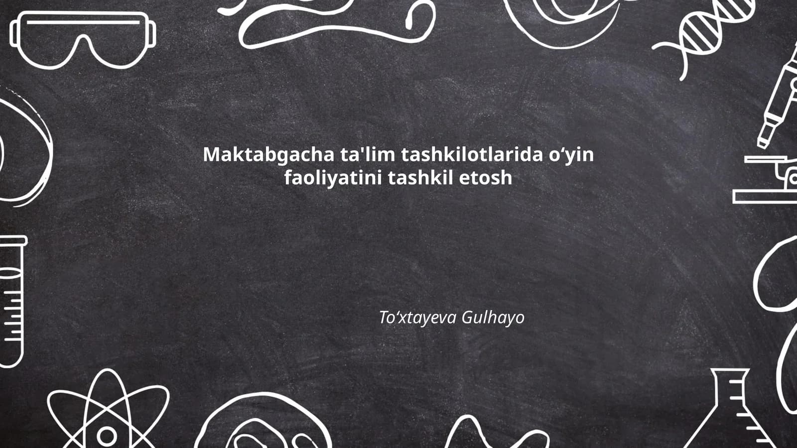 O‘yin faoliyatining pedagogik asoslari