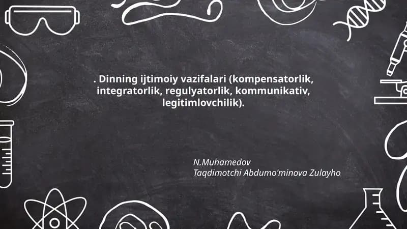 Ovqatlanishning ijtimoiy vazifalari va uning roli