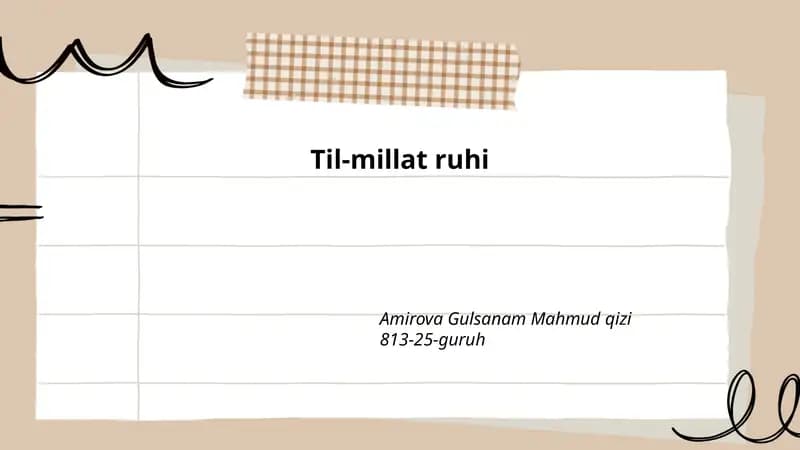 Til-millat ruhi