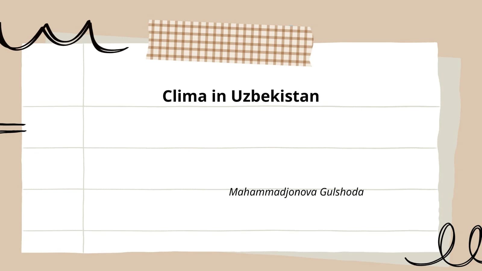 Klimawandel in Usbekistan