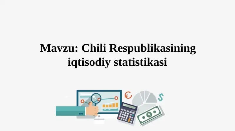 Chili Respublikasining iqtisodiy statistikasi
