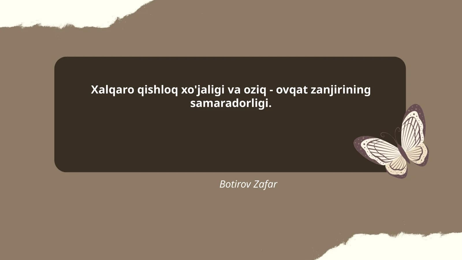 Barqaror qishloq xo'jaligi amaliyotlari
