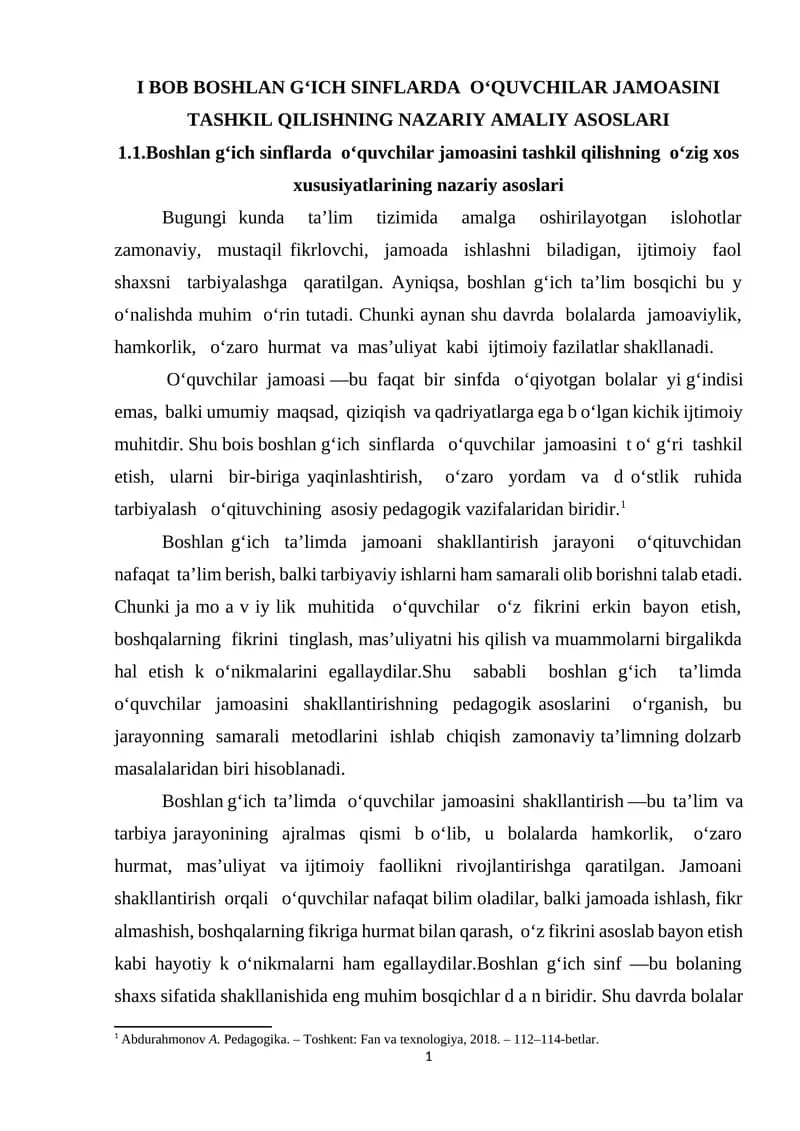 O`zbek tili leksikasining qo`llanish darajasi