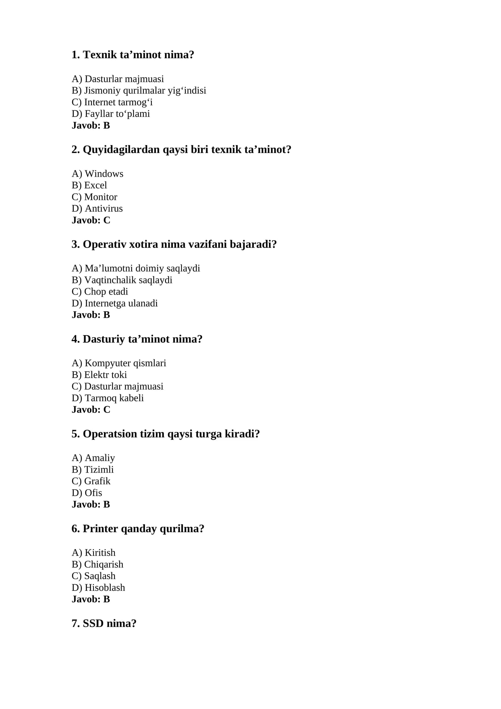Texnik ta'minot