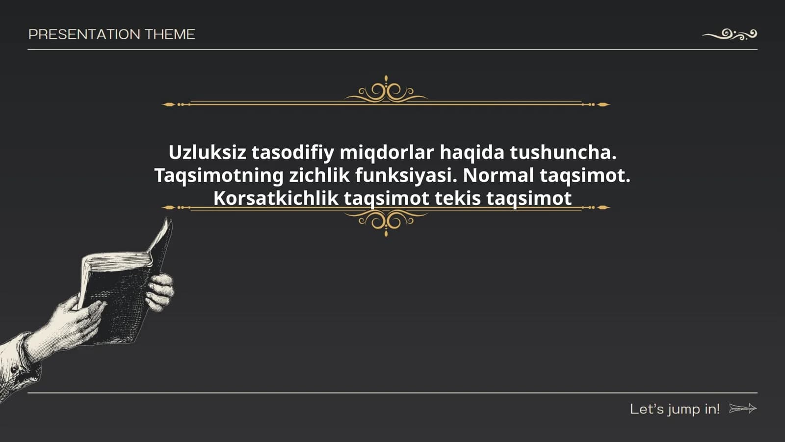 Uzluksiz tasodifiy miqdorlar