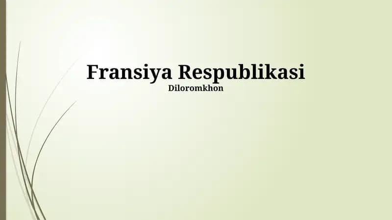 Fransiya Respublikasining Konstitutsiyasi