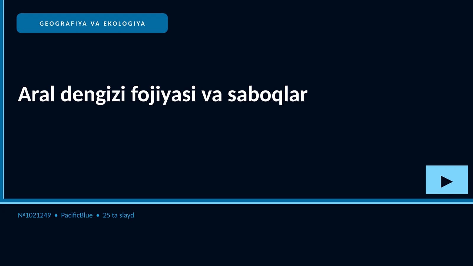 Aral dengizi fojiyasi va saboqlar
