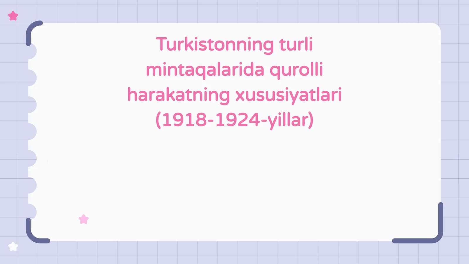 Turkistonning turli mintaqalarida qurolli harakatning xususiyatlari (1918-1924-yillar)