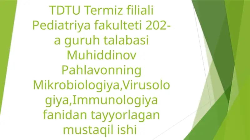 Mikrobiologiya