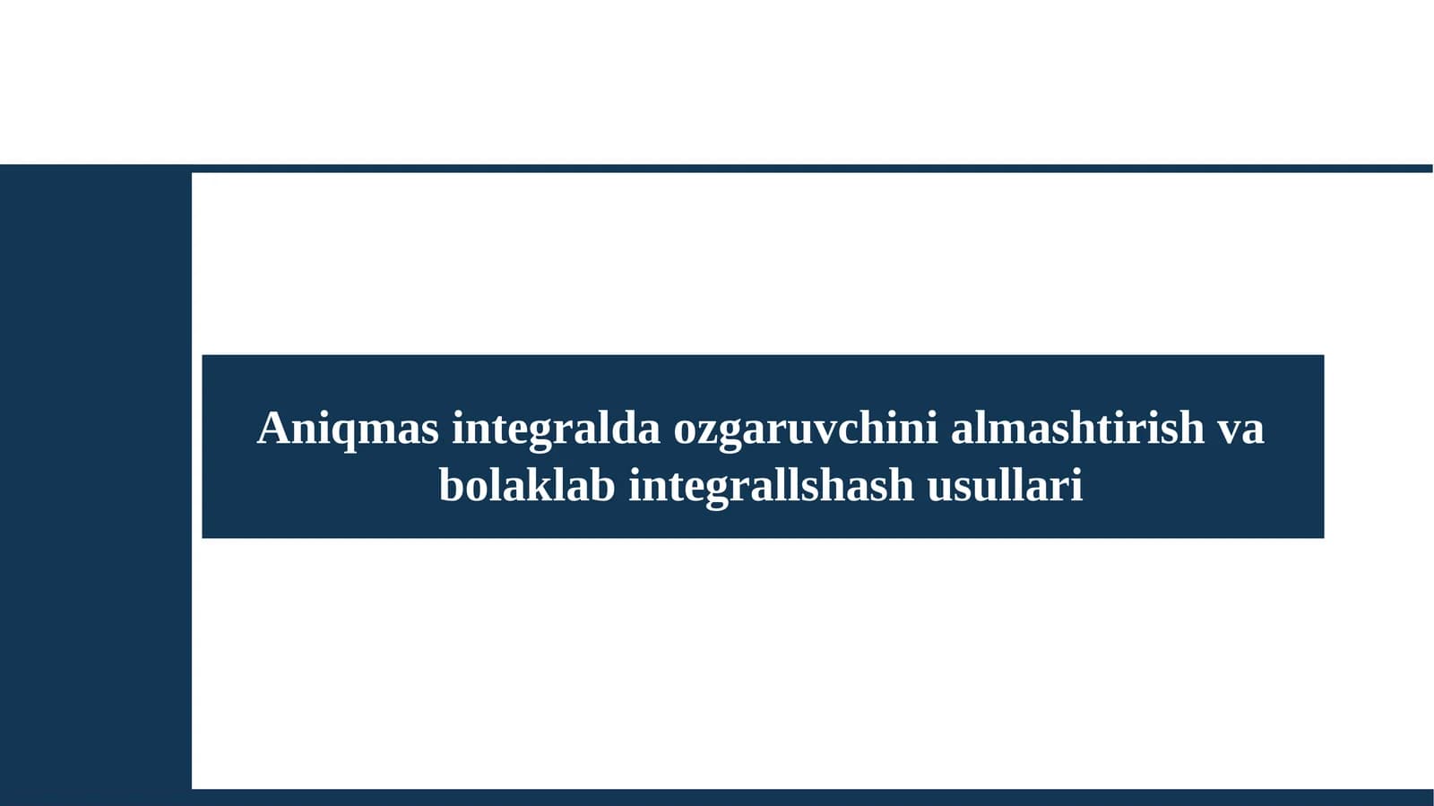 MUHAMMAD AL-XORAZMIY NOMIDAGITOSHKENT AXBOROT TEXNOLOGIYALARI UNIVERSITETI