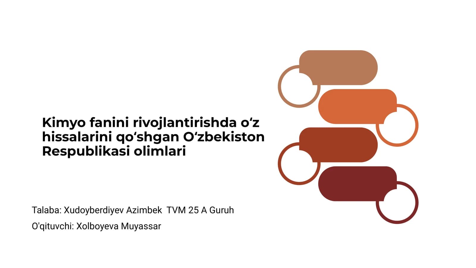 O'zbekiston Olimlari va Kimyo Fanining Rivojlanishi