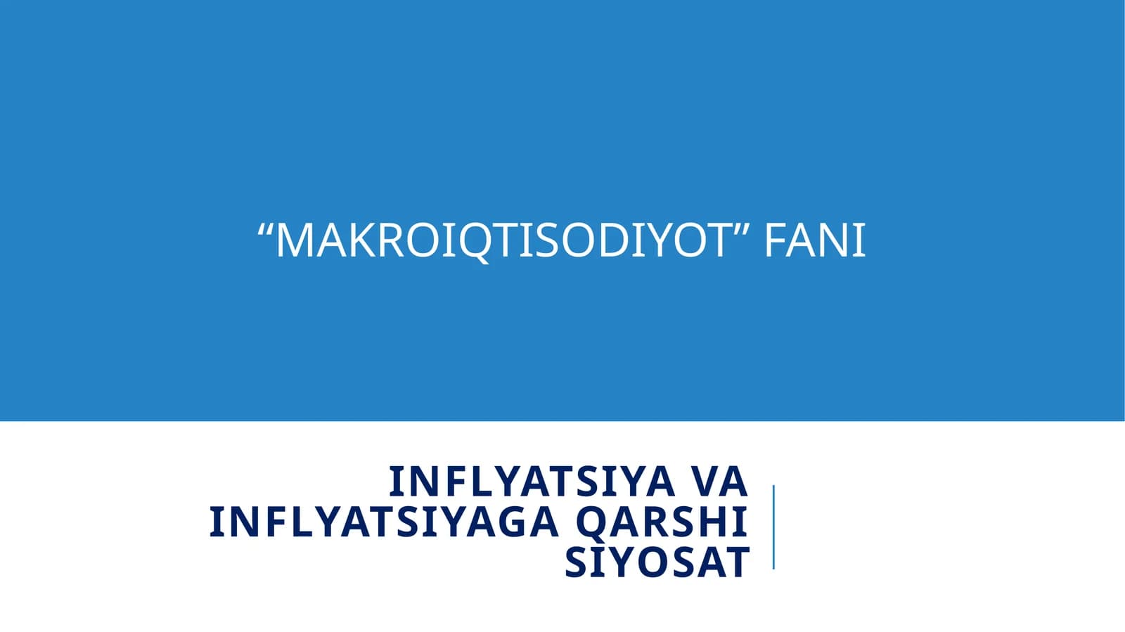 INFLATSIYA