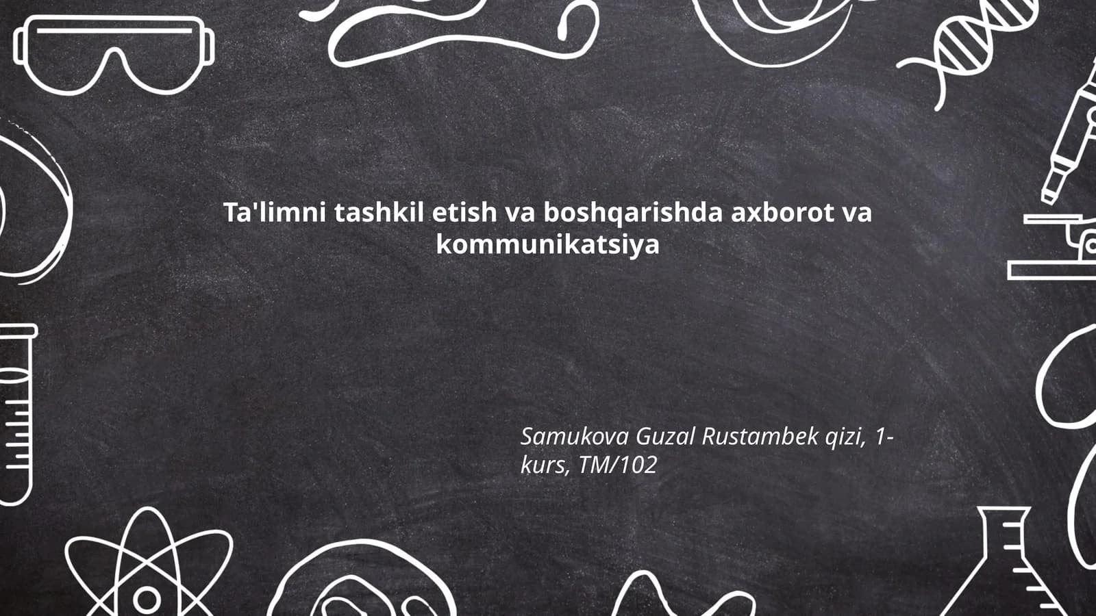 Ax borot texnologiyalari va ta'lim jarayonlari