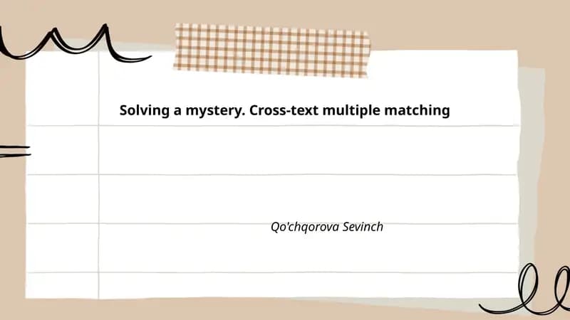 Analyzing Clues