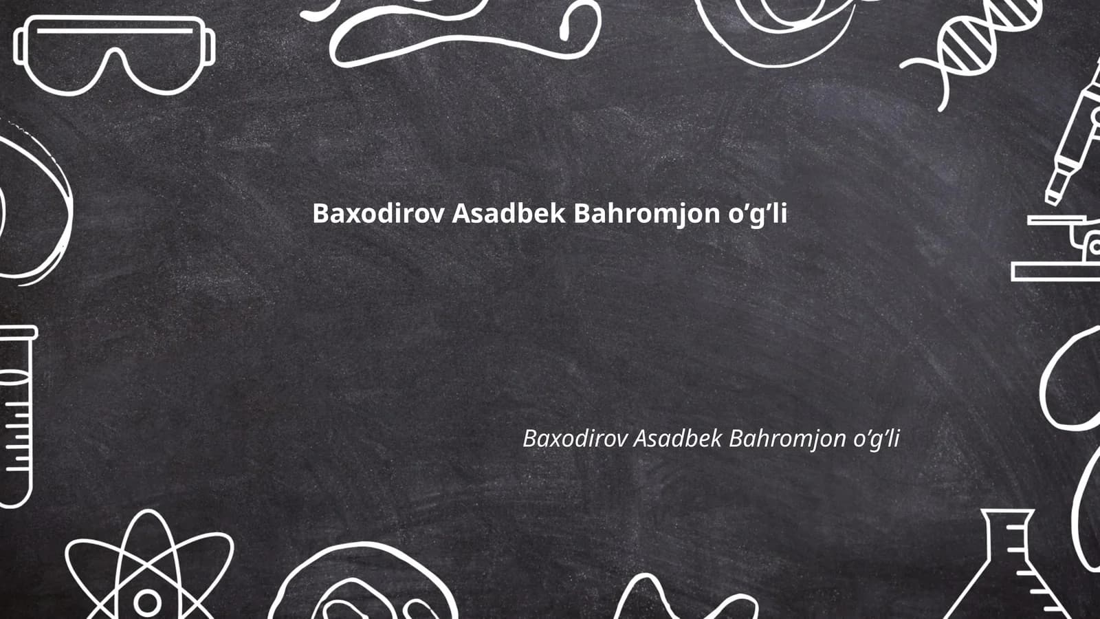 Asadbek Baxodirovning hayoti va ta'limi