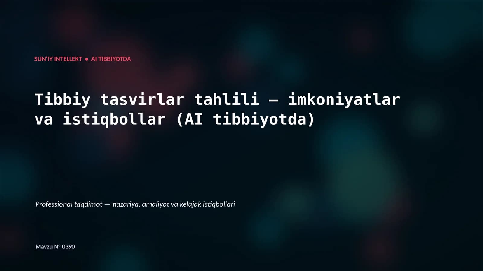 SUN'IY INTELLEKT