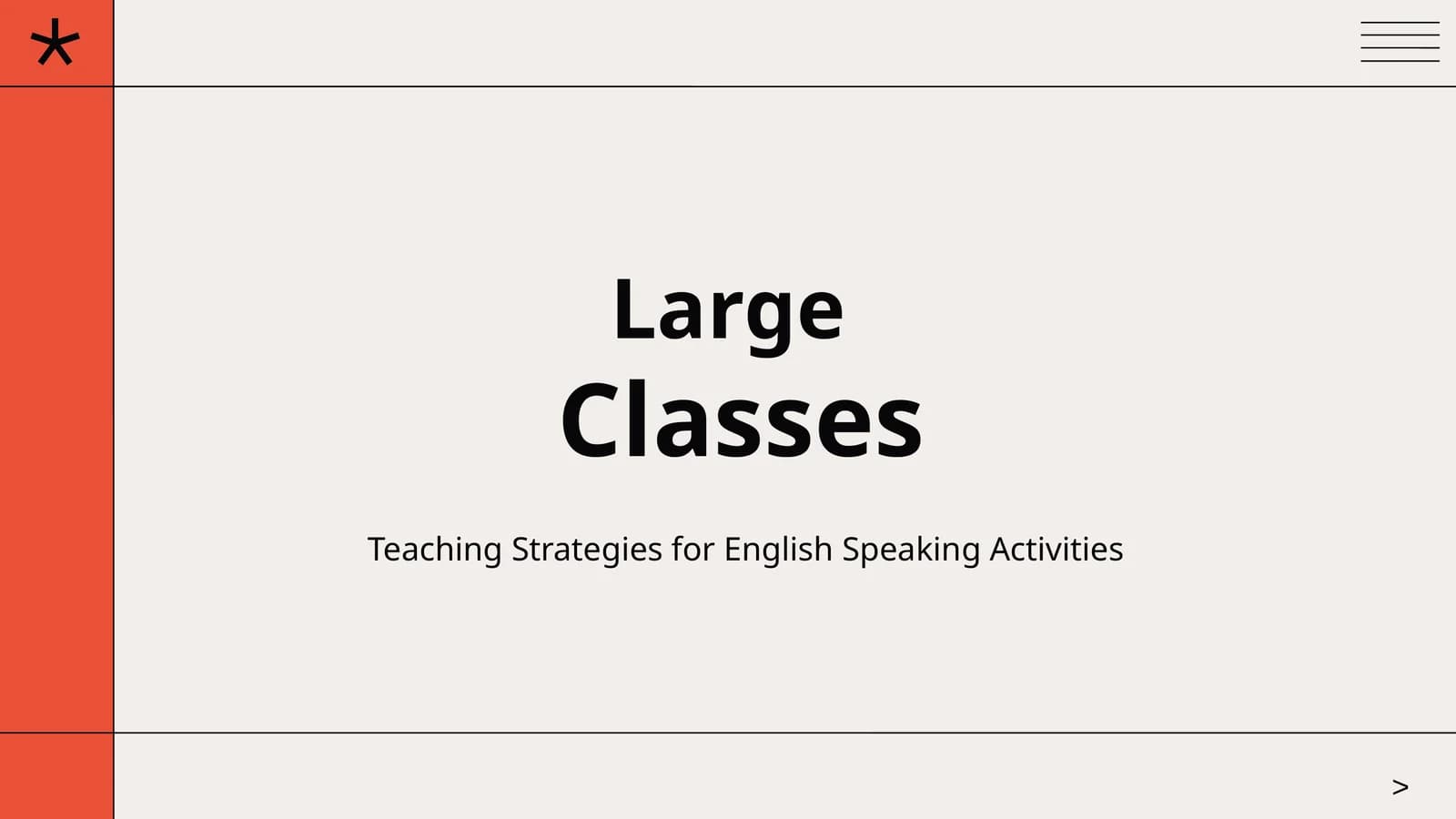 Teaching Strategies for English Speaking Activities