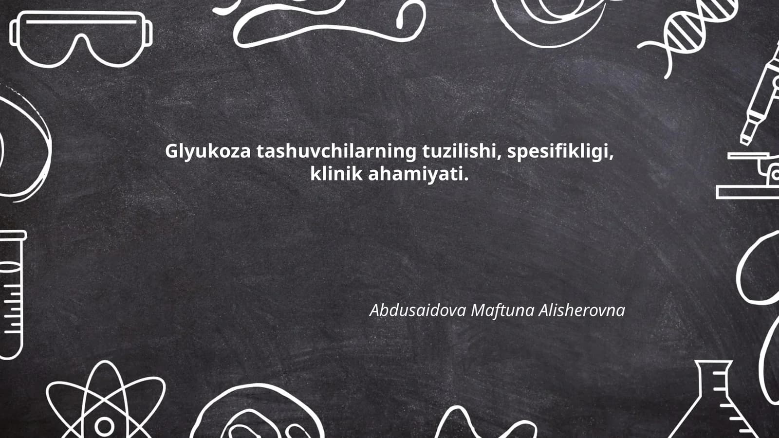 Glukoza tashuvchilarning tuzilishi, spesifikligi, klinik ahamiyati