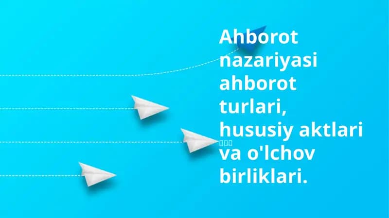 Ahborot nazariyasi