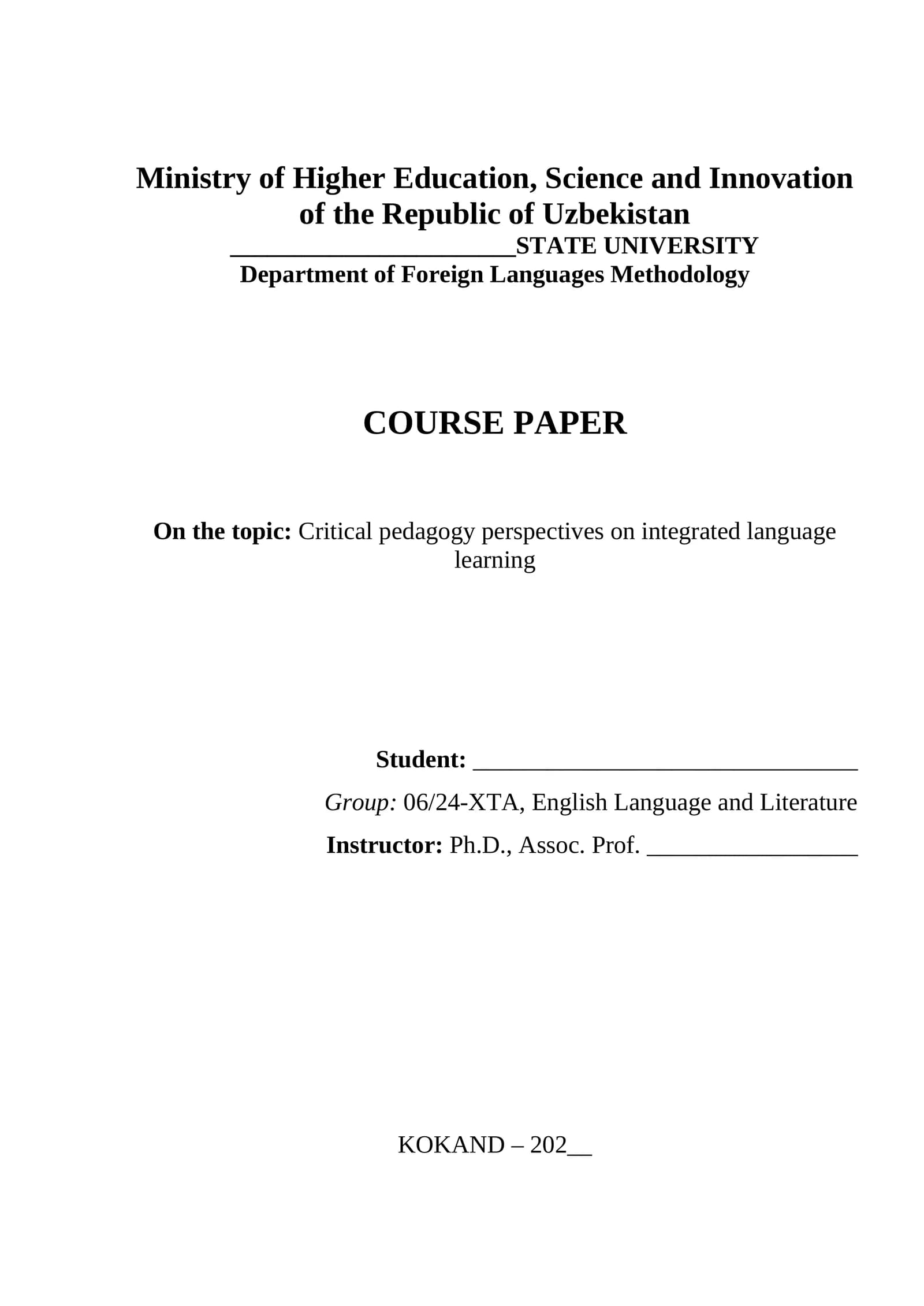 Critical pedagogy perspectives on integrated language learning