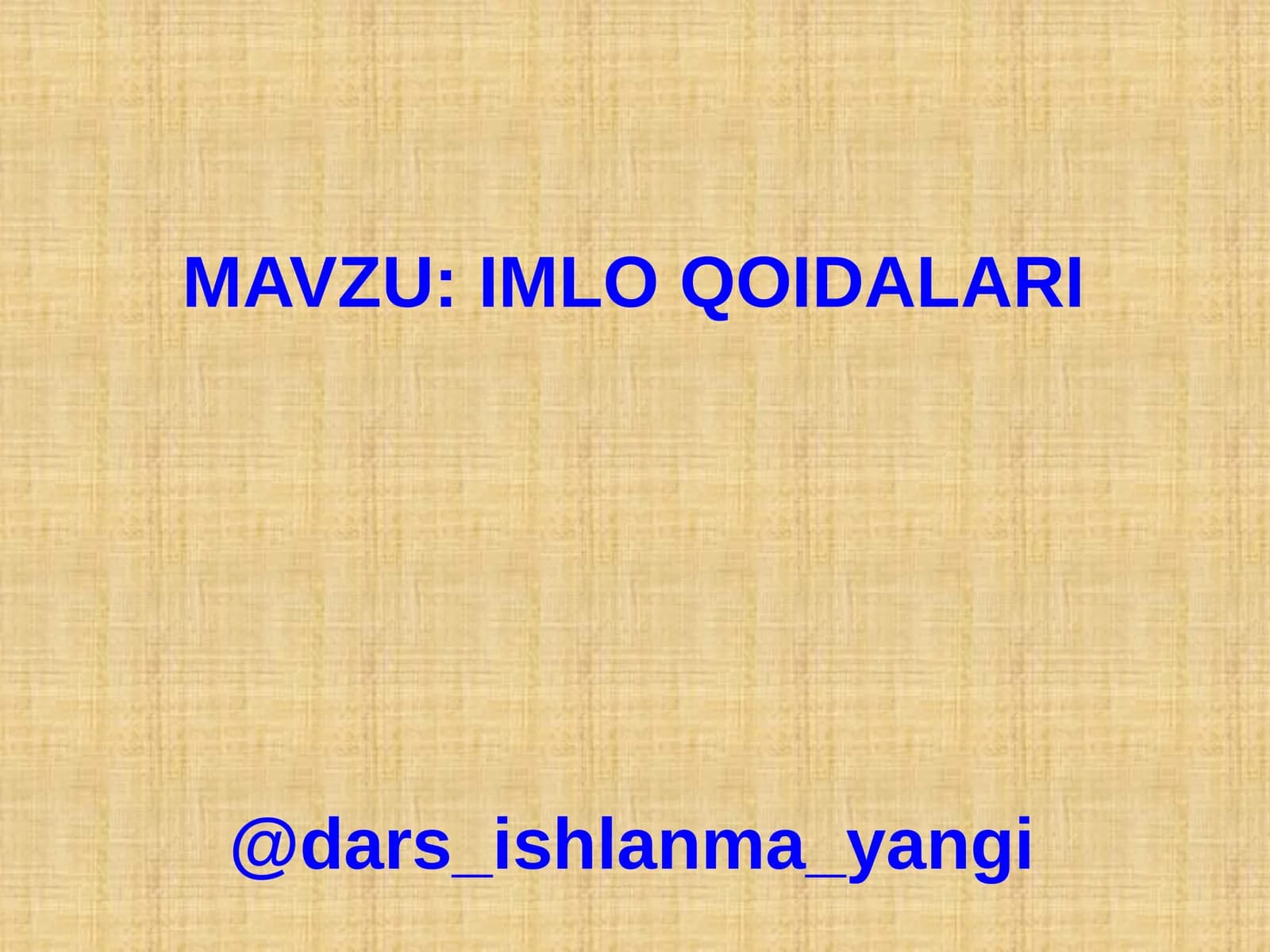 IMLO QOIDALARI