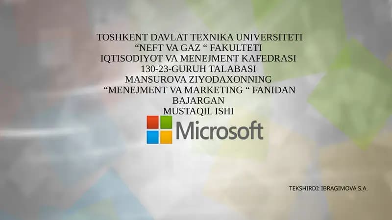 Microsoft company