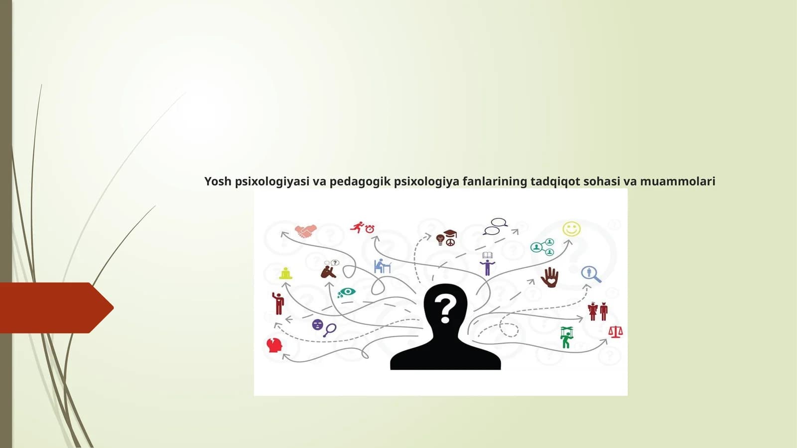 Yosh psixologiyasi va pedagogik psixologiya fanilarining tadqiqot sohasi va muammolari