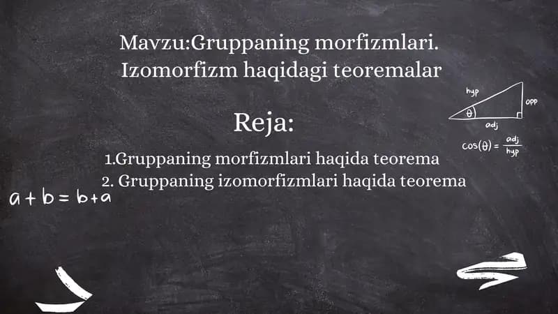 Izoterma guruhli teorema