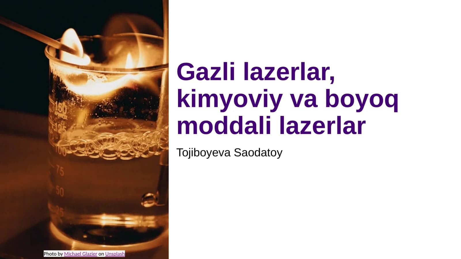 Gazli lazerlar, kimyoviy va boyoq moddali lazerlar