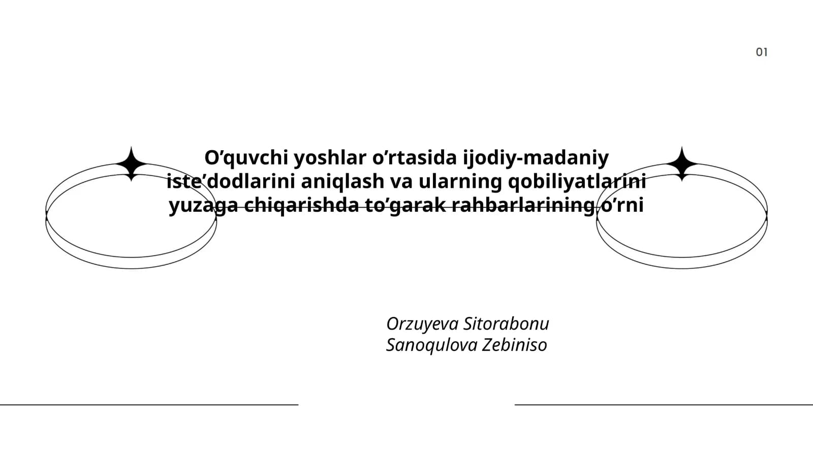 O’quvchi yoshlar o’rtasida ijodiy-madaniy isteʼdodlarini aniqlash va ularning qobiliyatlarini yuzaga chiqarishda to’garak rahbarlarining o’rni