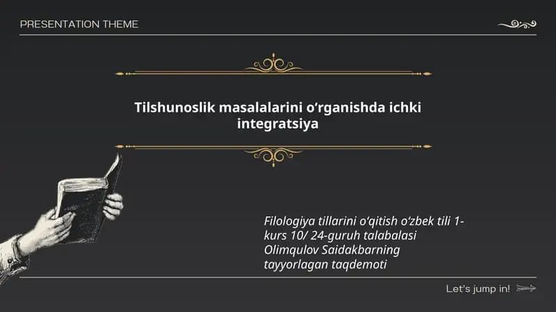 Filologiya tillarini oʻqitish