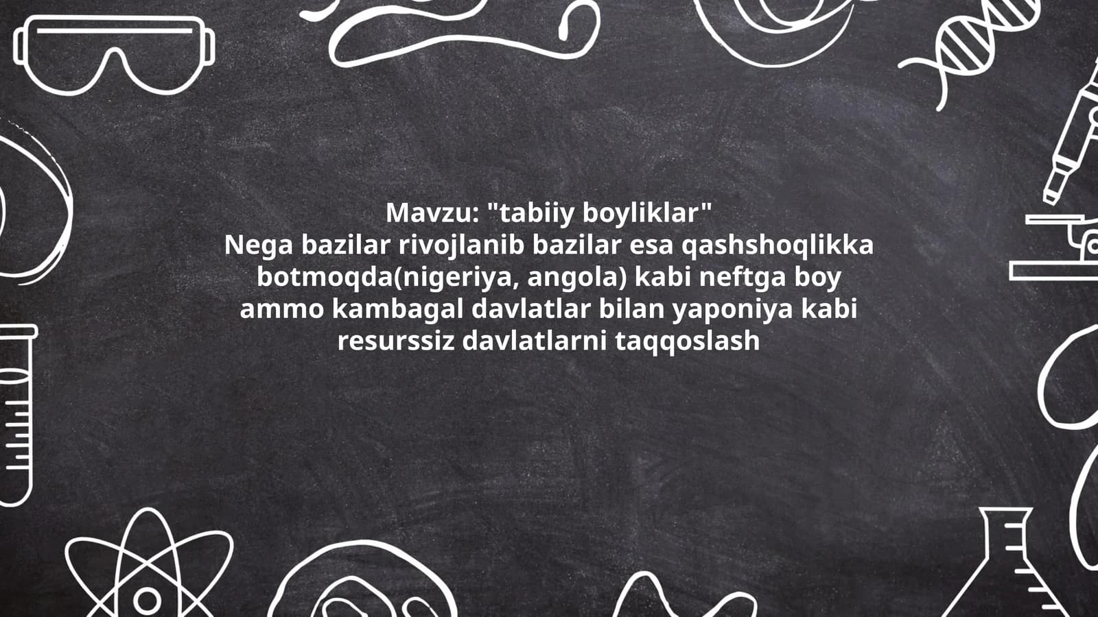 "tabiiy boyliklar"