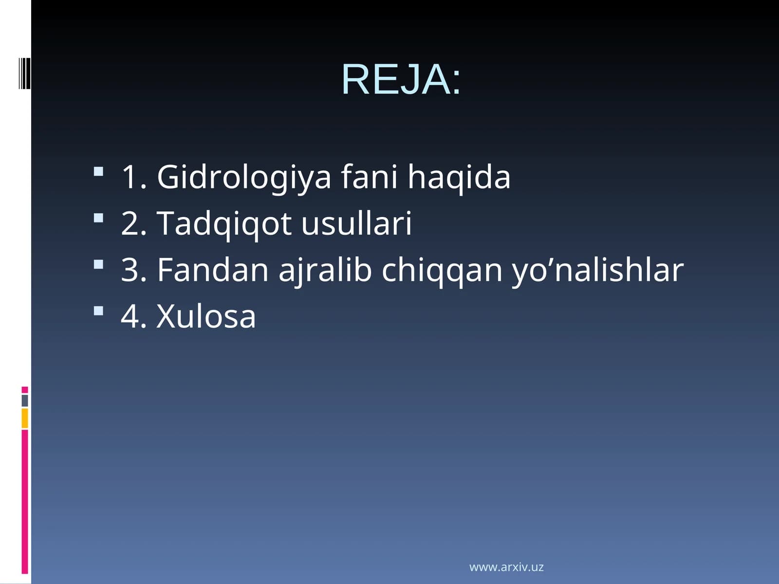 GIDROLOGIYA