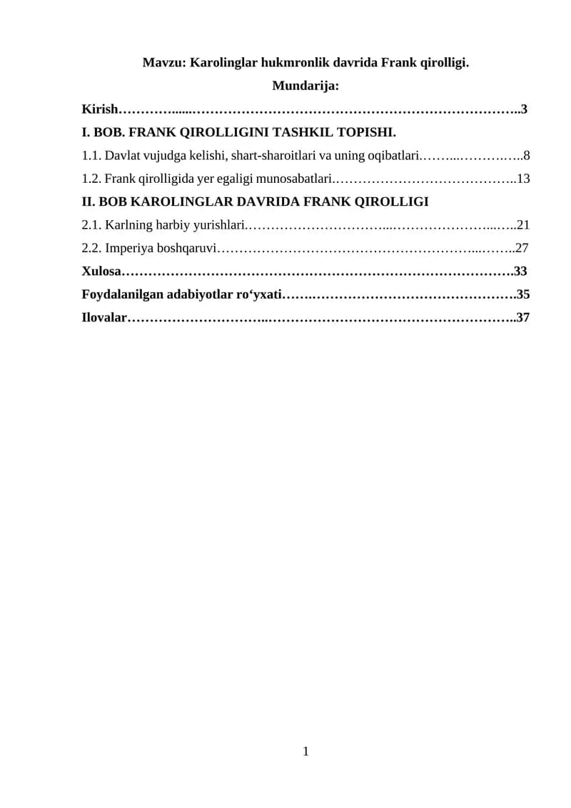 Karolinglar hukmronlik davrida Frank qirolligi
