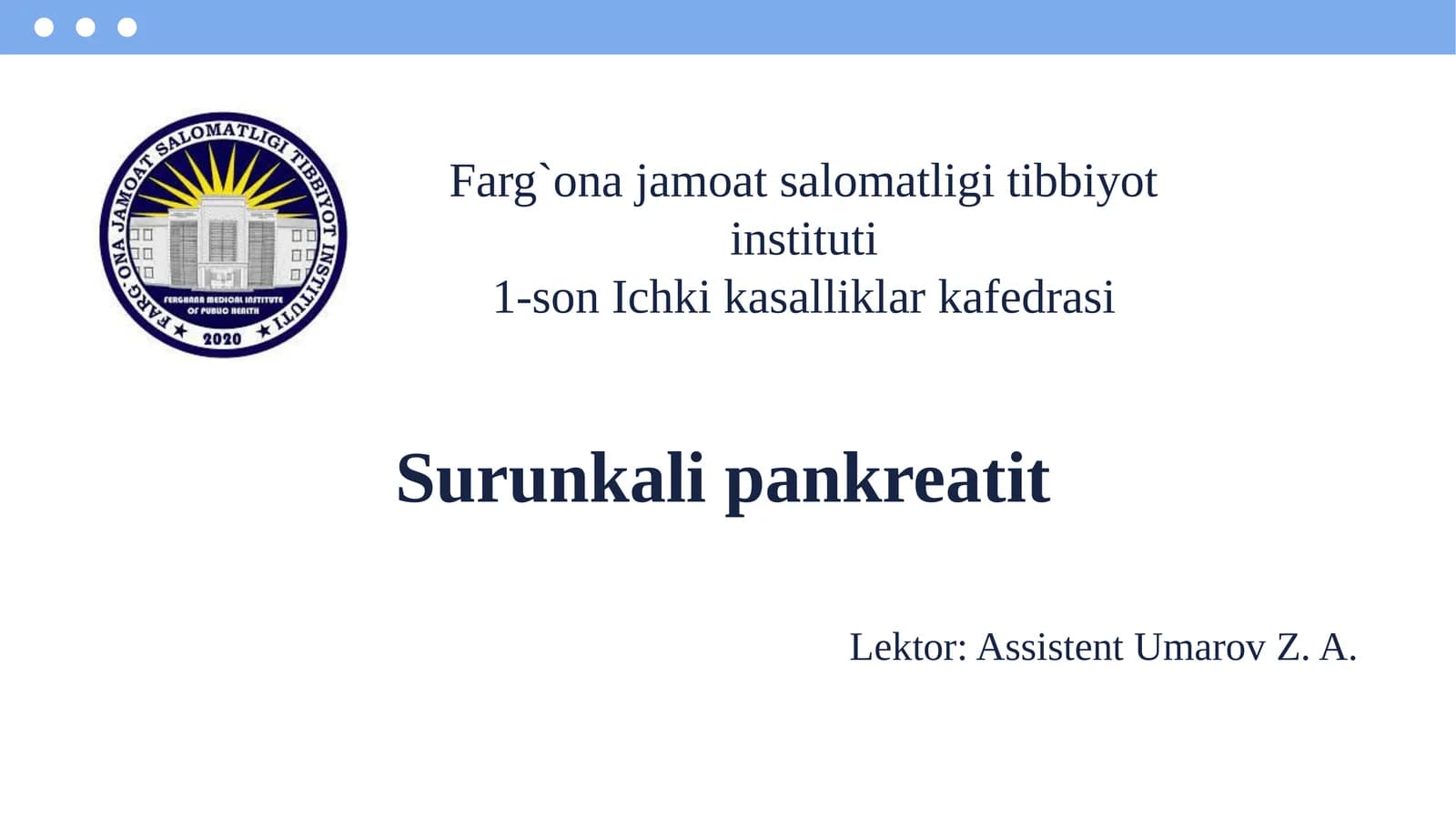 Surunkali pankreatit