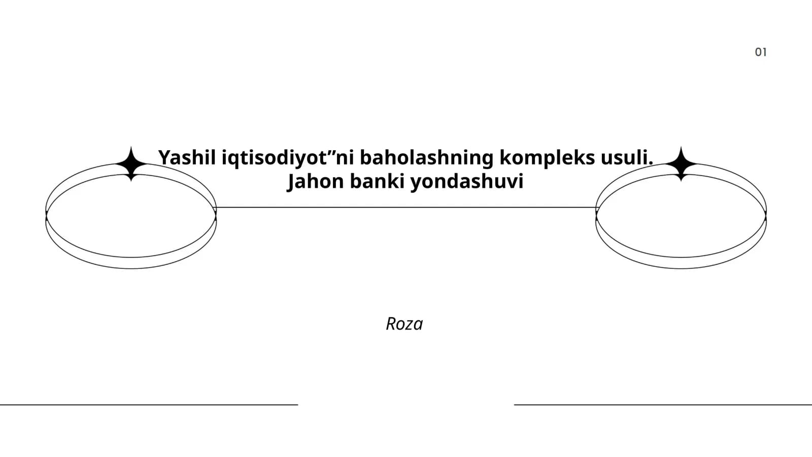 Yashil iqtisodiyotni baholashning kompleks usuli