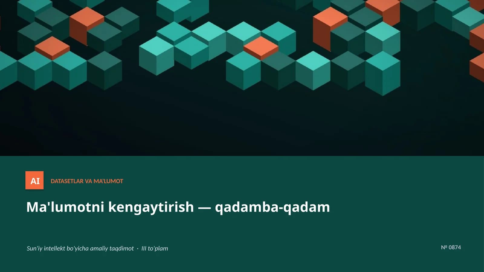 Ma'lumotni kengaytirish — qadamba-qadam